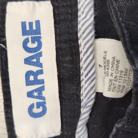 7|$30 Garage pants size 7 black color - Picture 3 of 3